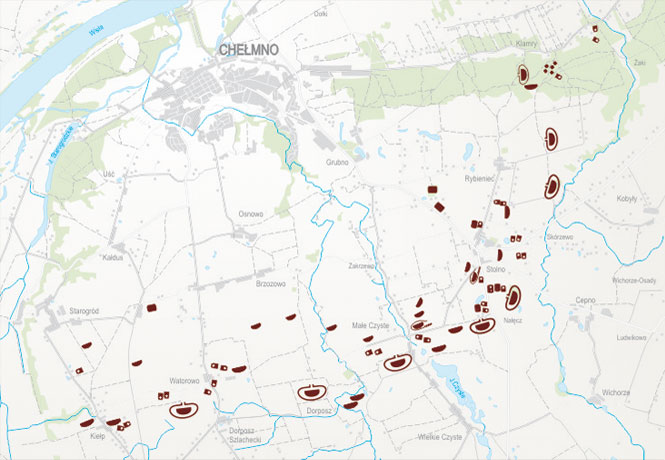 Lokalizacja Umocnien - Twierdza Chełmno - Mapa główna